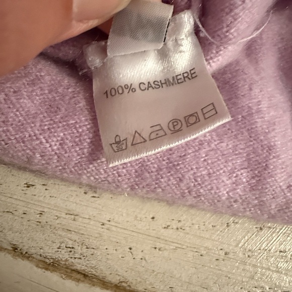 90’s Gemelli Cashmere Cozy Cowlneck Sweater Grandmacore Barbiecore Old Money - Picture 8 of 16